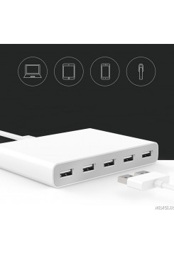 شارژر لپ تاپ چند پورت یو اس بی می شیاومی (شیائومی) Xiaomi Mi Charger Multiport USB And Charging For Laptops